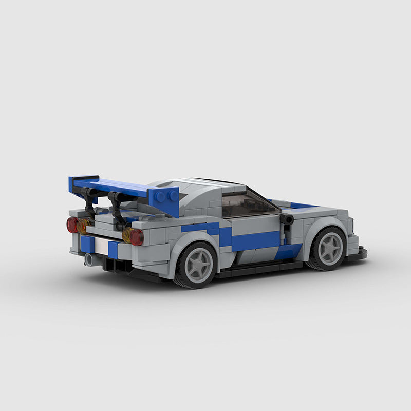 Nissan Skyline R34 Building Set