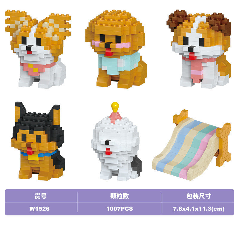 Mini Cat Animal Building Set