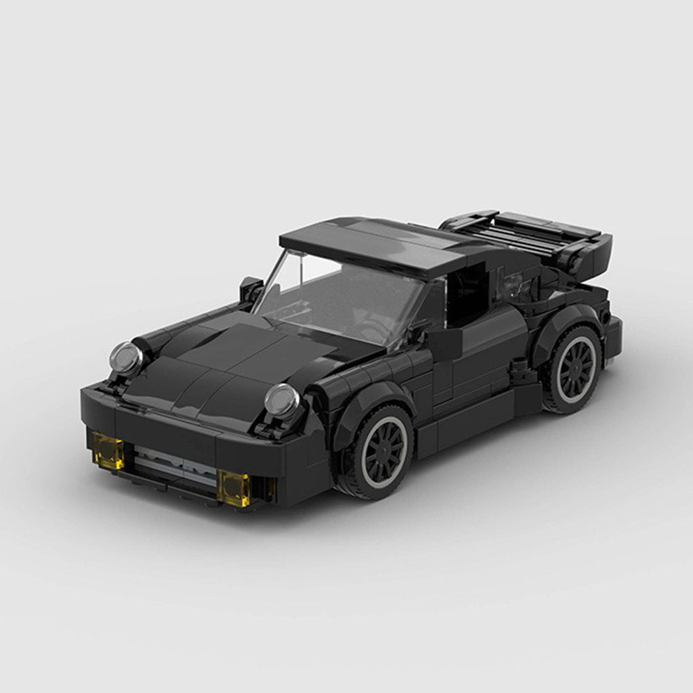 Black Porsche 911 Turbo Building Set
