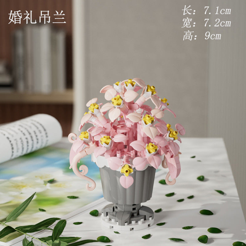 Rose Bouquet Building Set