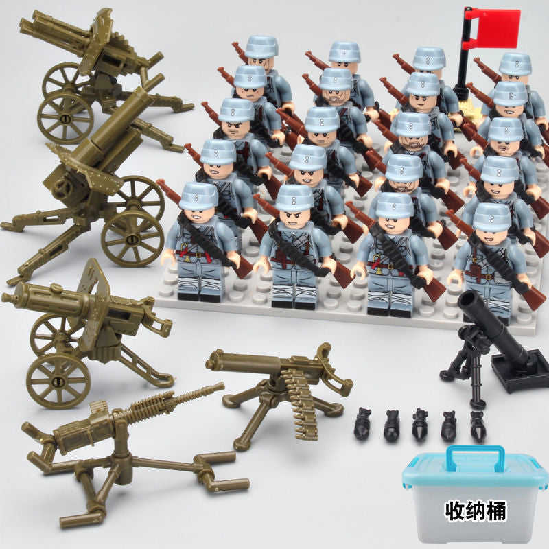 WWII Military Base Building Set