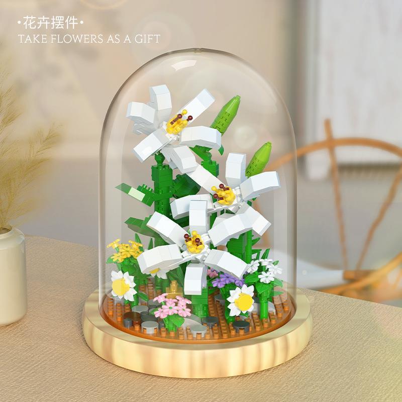 Rose Bouquet Building Set