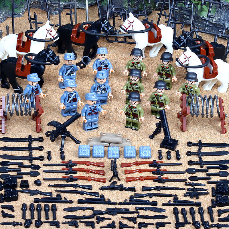 WWII Military Base Building Set