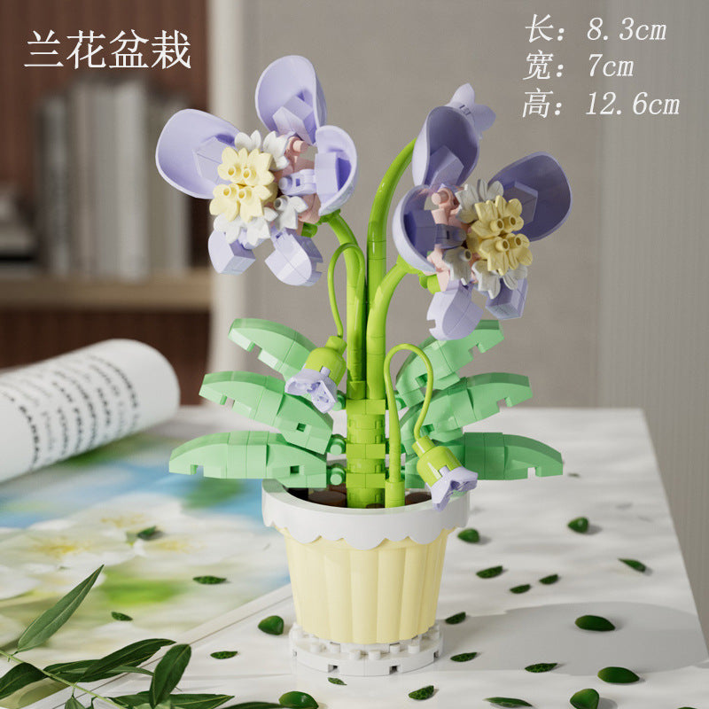 Rose Bouquet Building Set