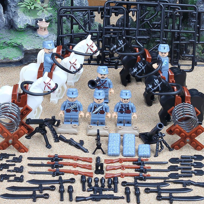 WWII Military Base Building Set