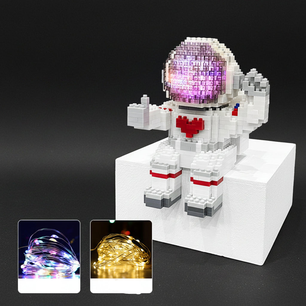 Glowing Astronaut Building Set