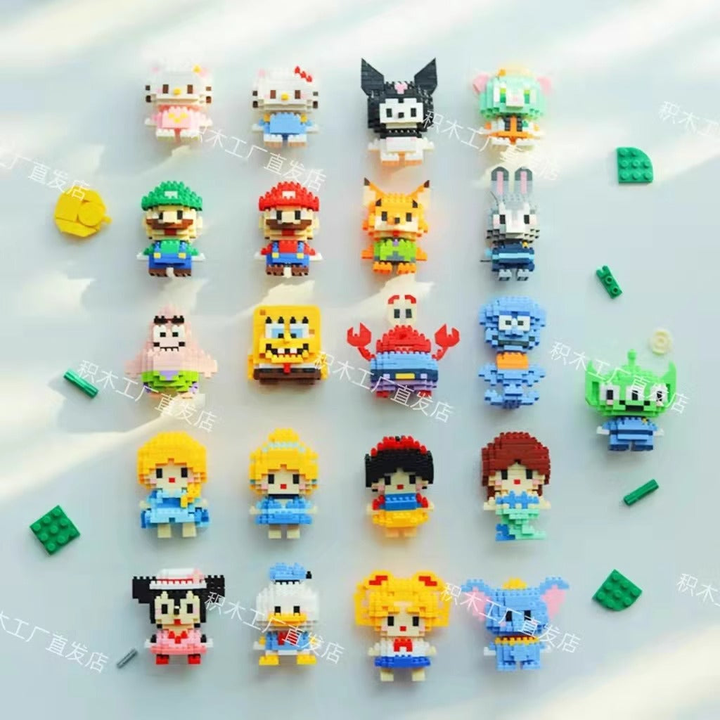 Cartoon Doll Building Set