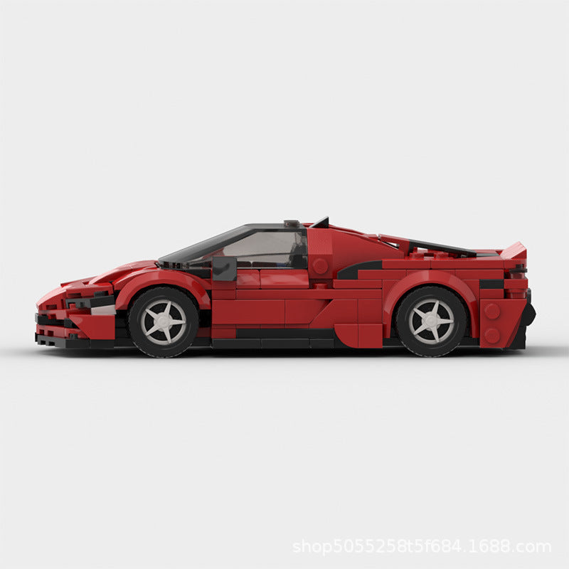 Ferrari SF90 Sports Car Building Set