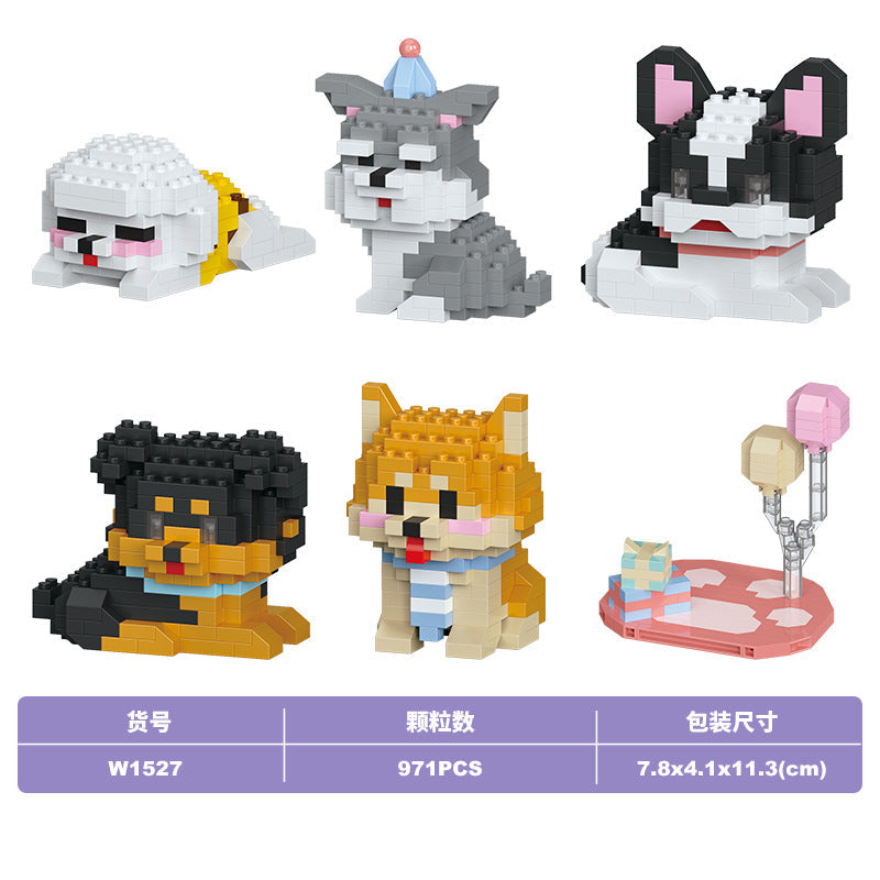Mini Cat Animal Building Set