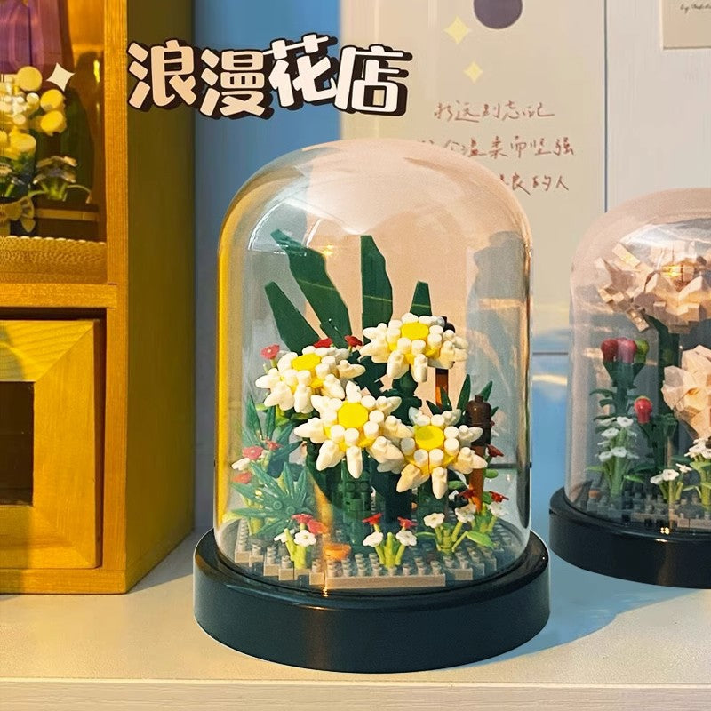 Rose Bouquet Building Set