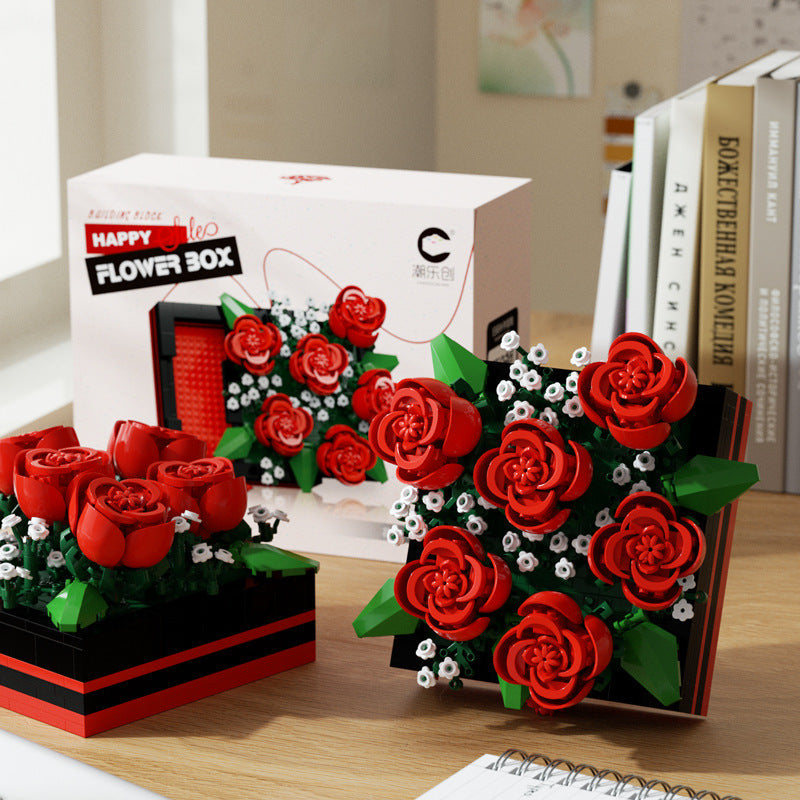 Rose Bouquet Building Set
