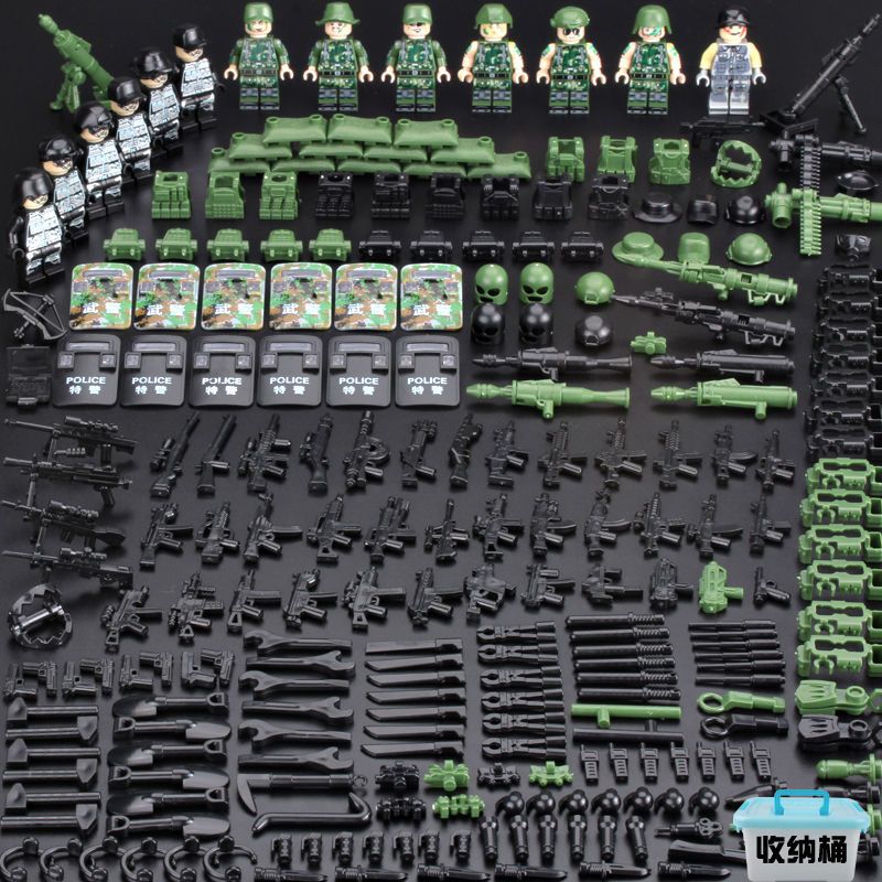 WWII Military Base Building Set