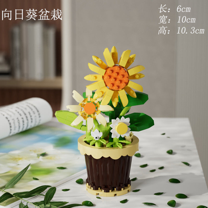 Rose Bouquet Building Set