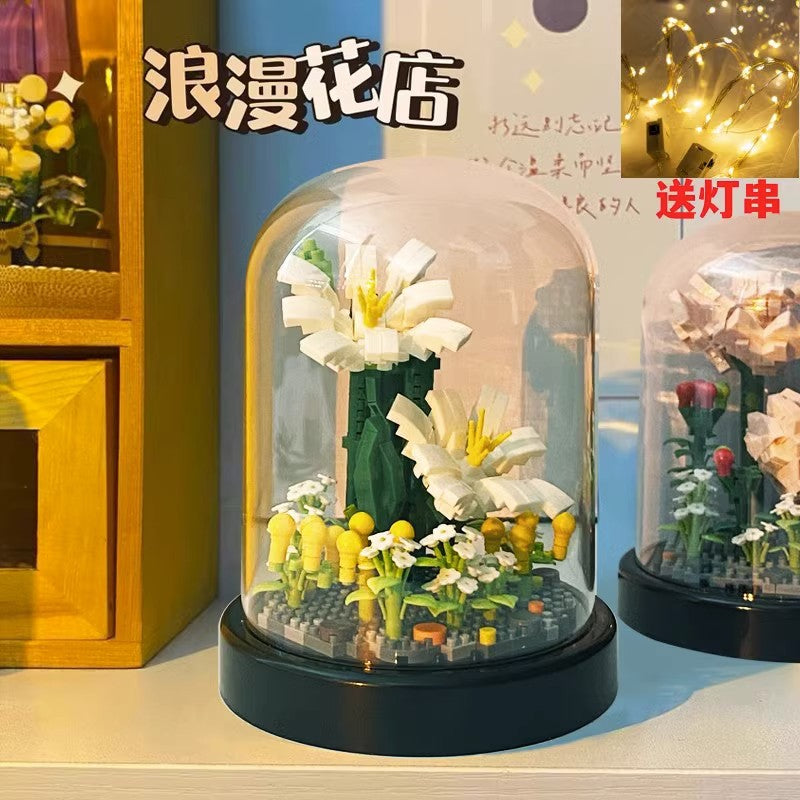 Rose Bouquet Building Set