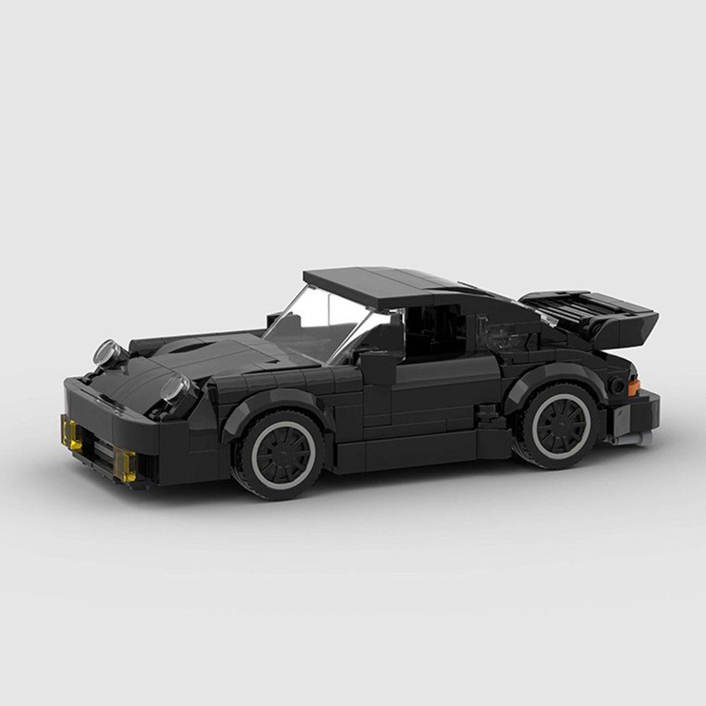 Black Porsche 911 Turbo Building Set