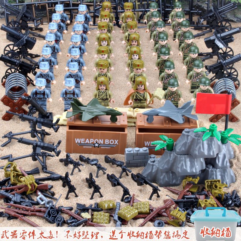 WWII Military Base Building Set