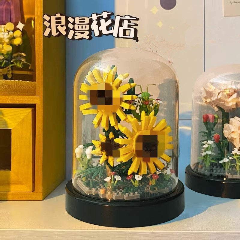 Rose Bouquet Building Set