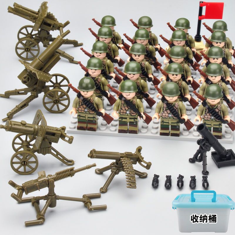 WWII Military Base Building Set