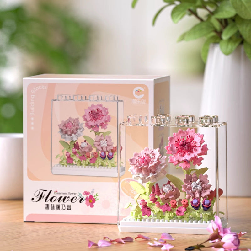 Rose Bouquet Building Set