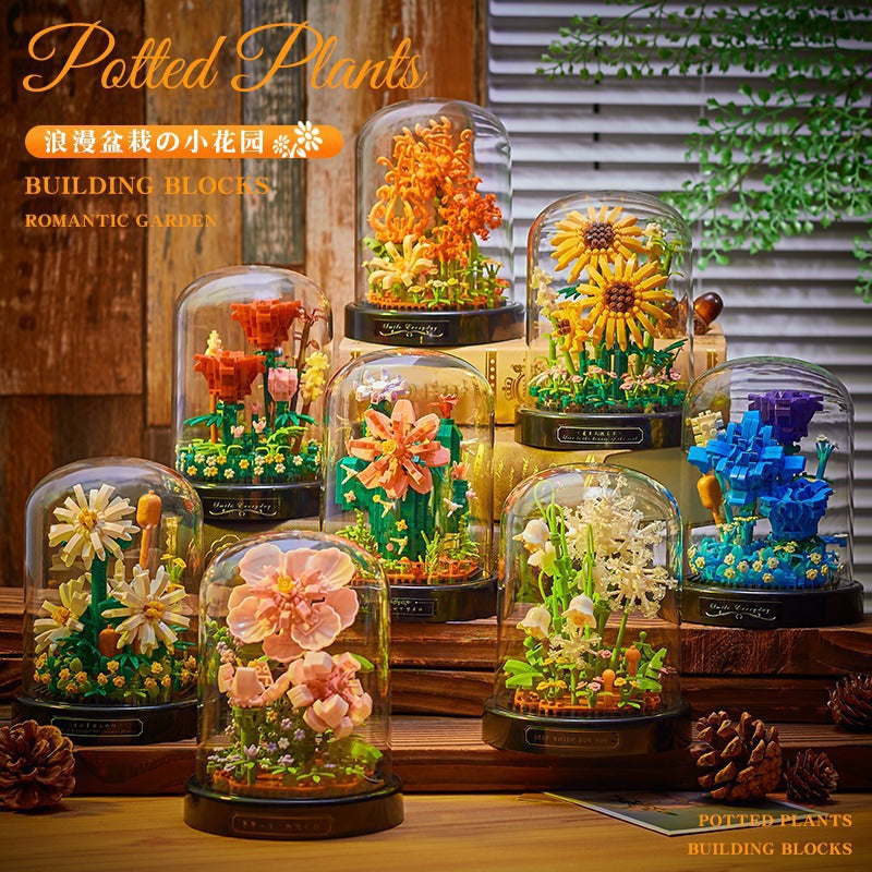 Rose Bouquet Building Set