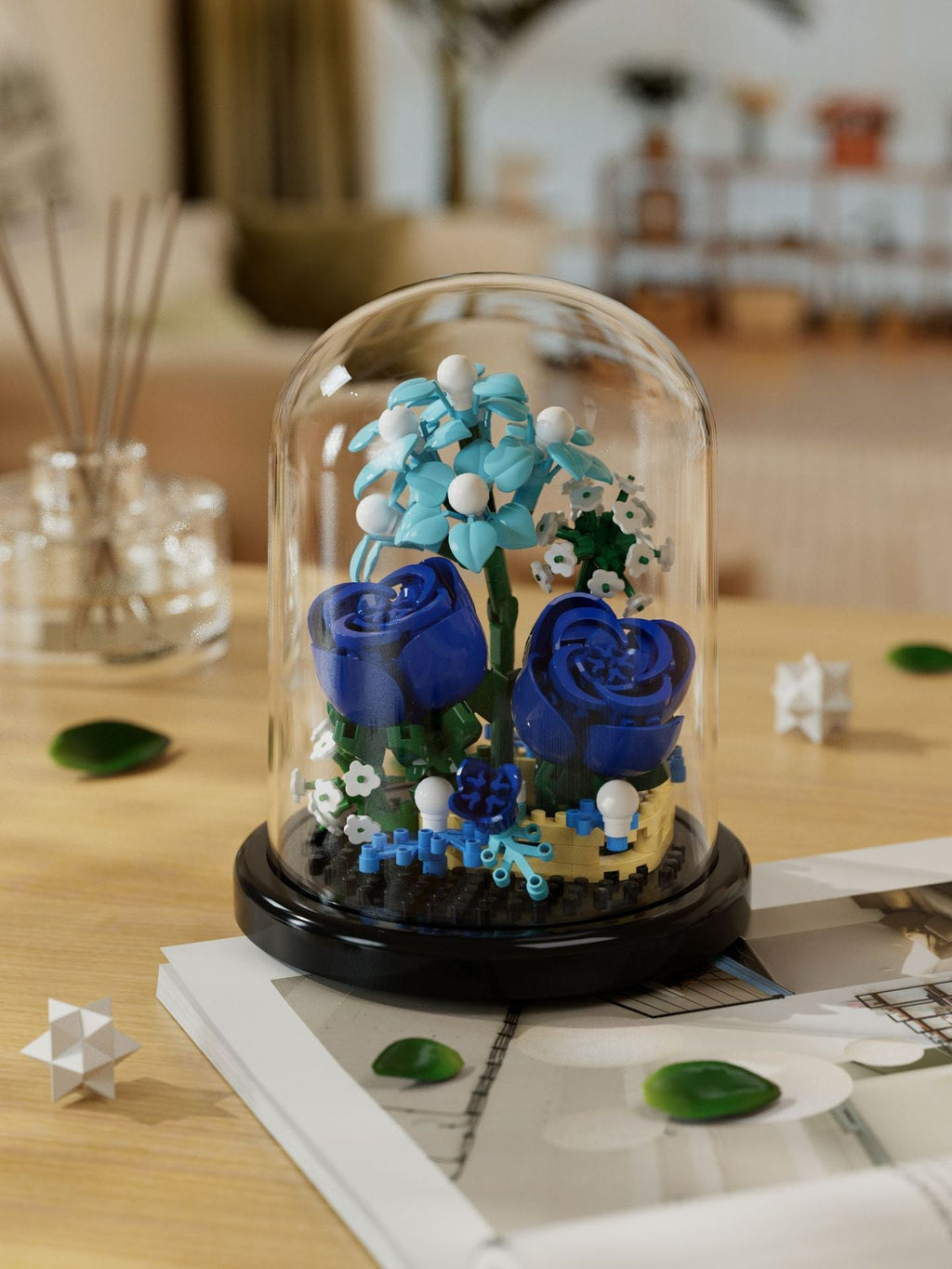 Rose Bouquet Building Set