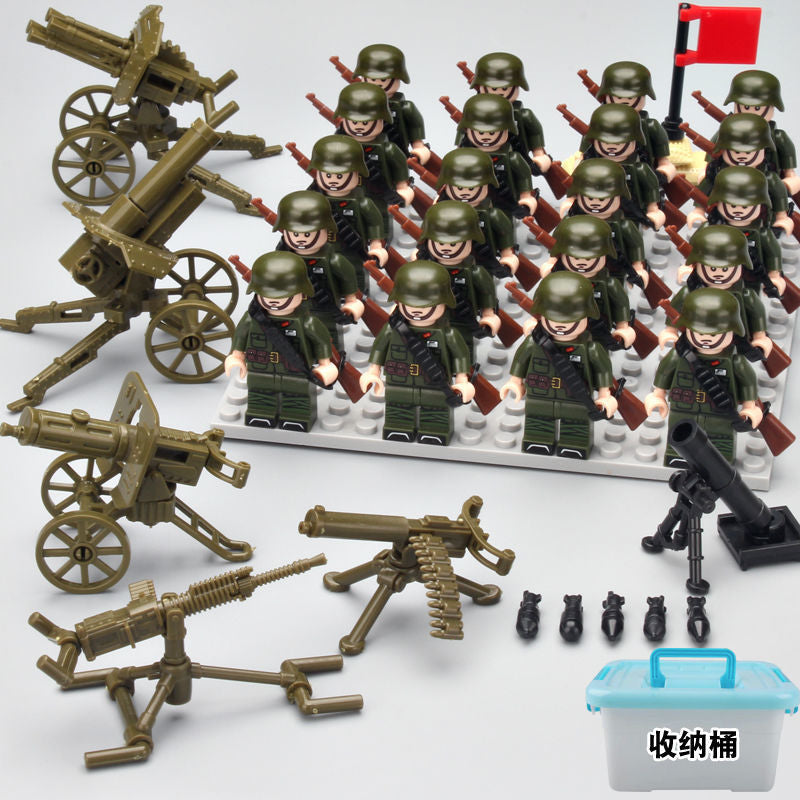 WWII Military Base Building Set