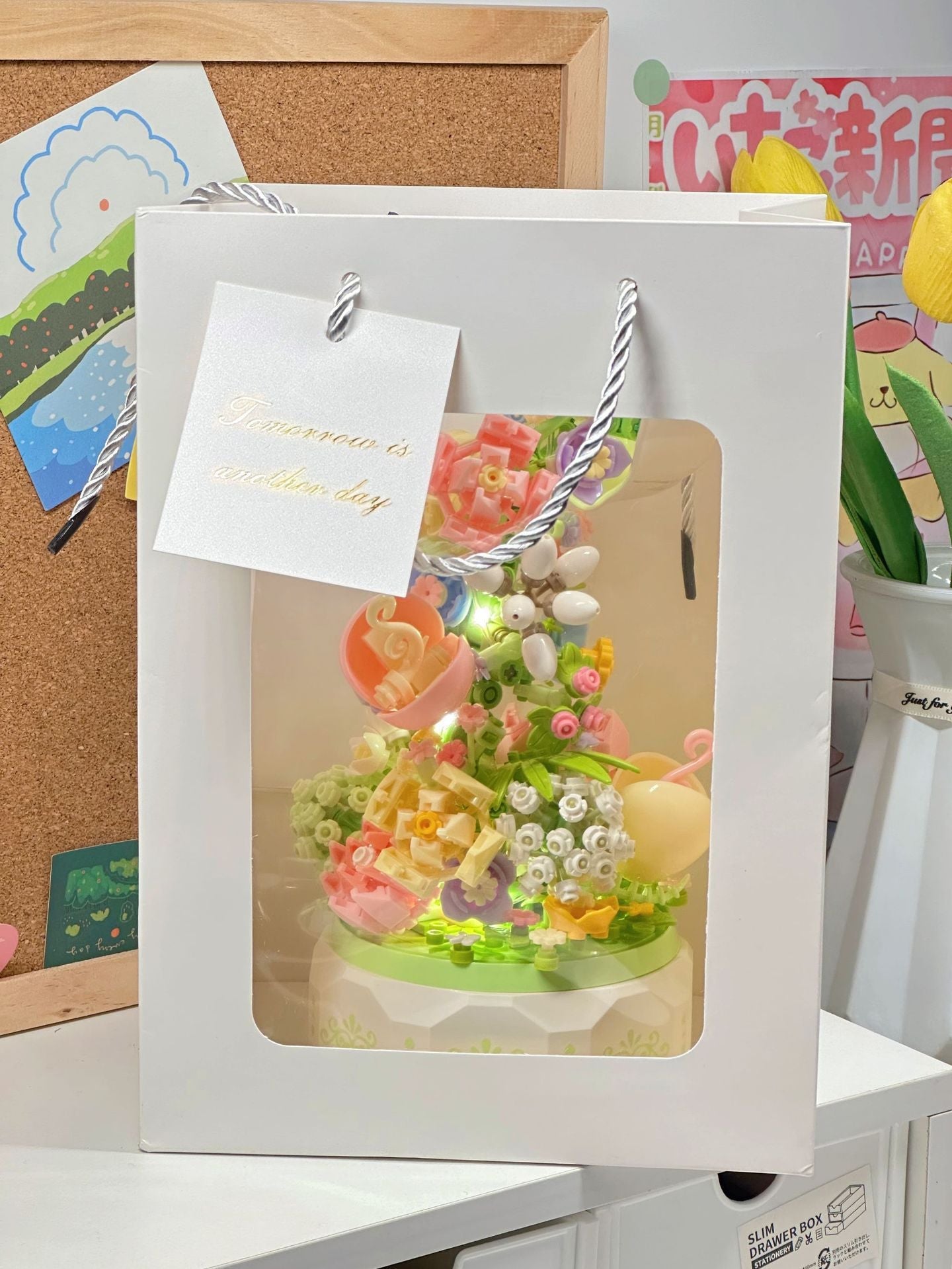 Rose Bouquet Building Set
