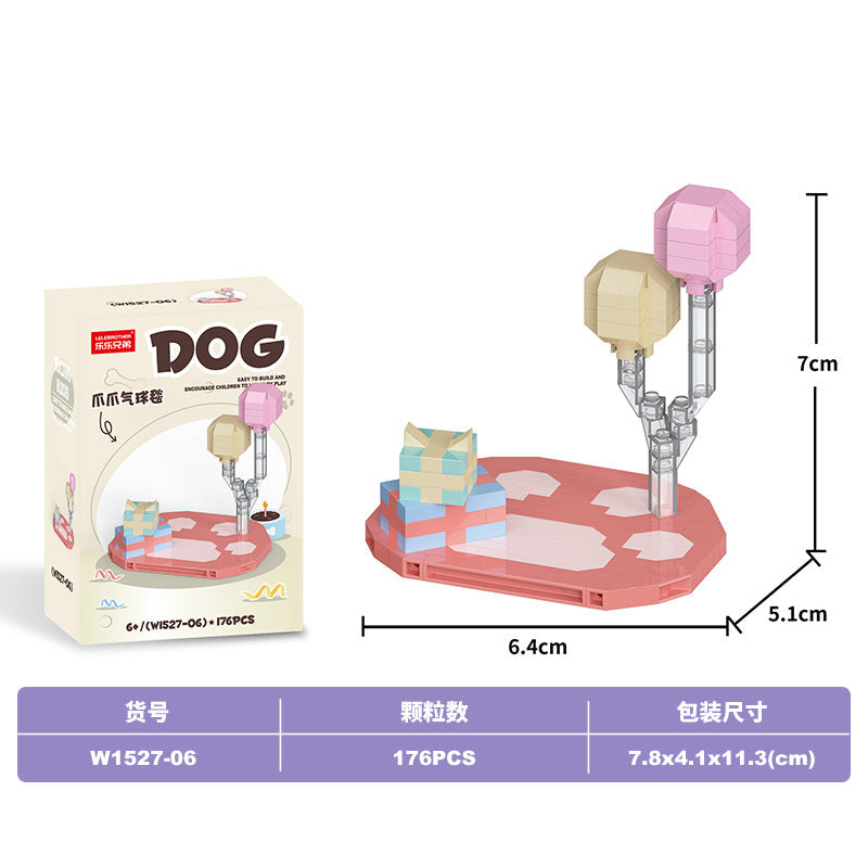 Mini Cat Animal Building Set