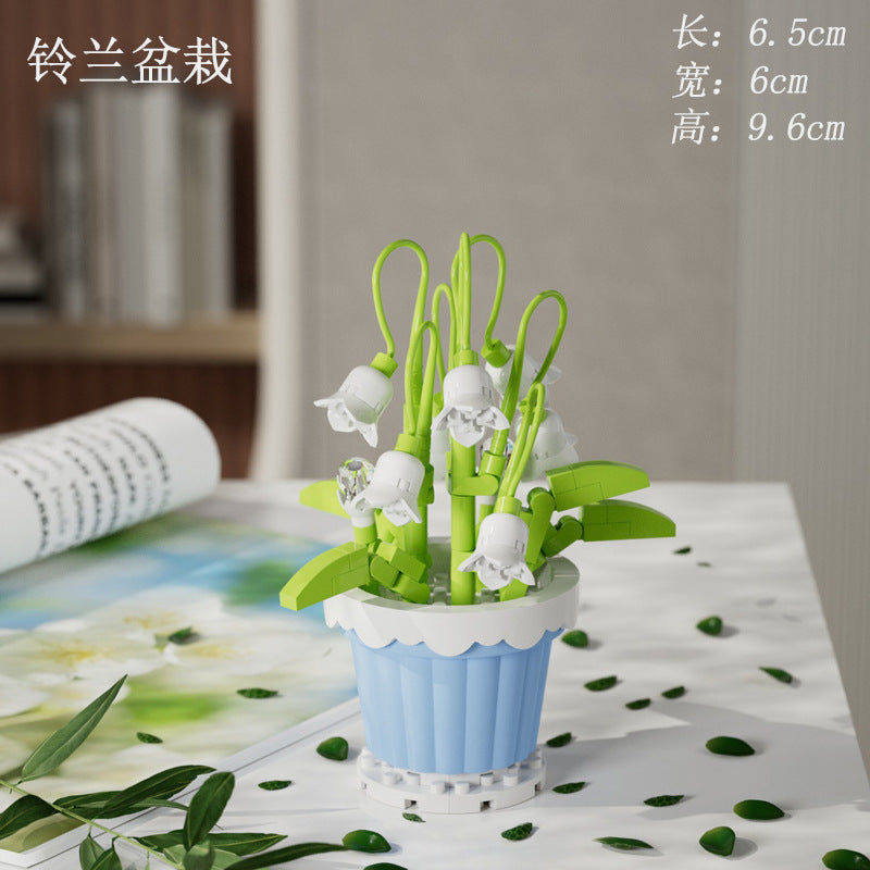 Rose Bouquet Building Set