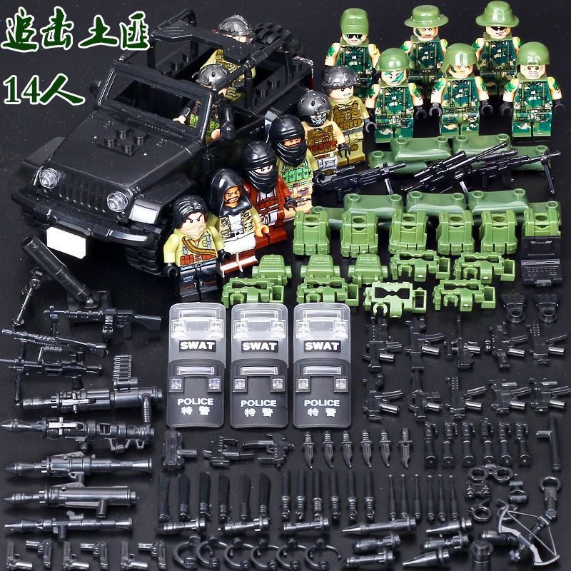 WWII Military Base Building Set