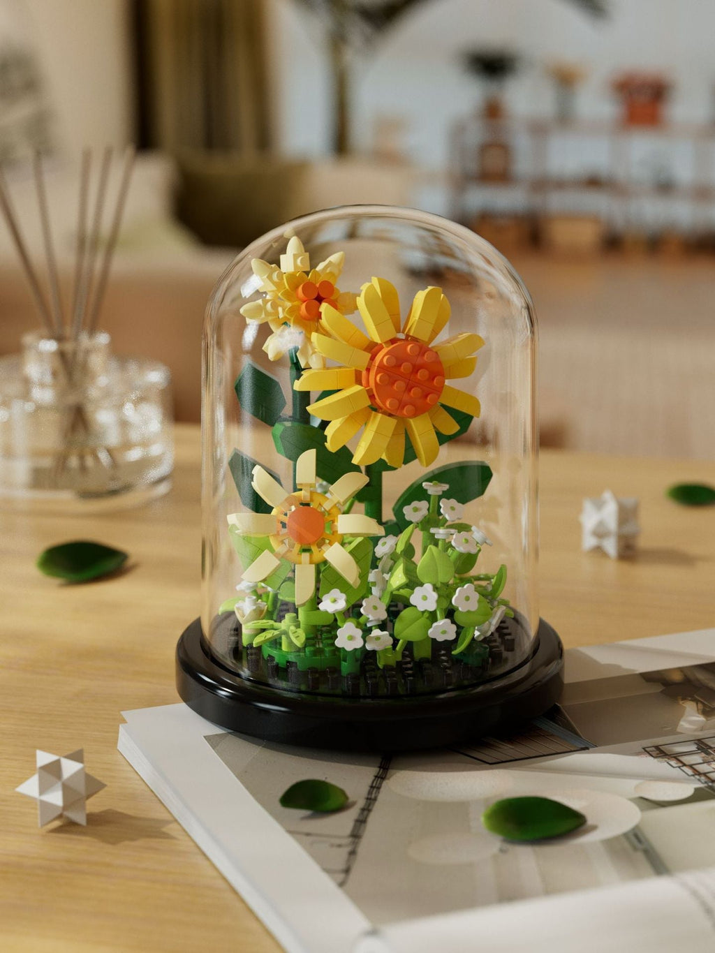 Rose Bouquet Building Set