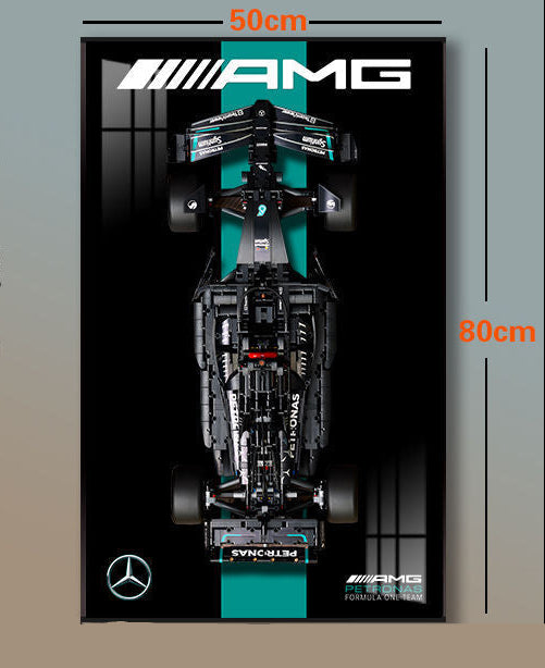 Racing Car Display Frame