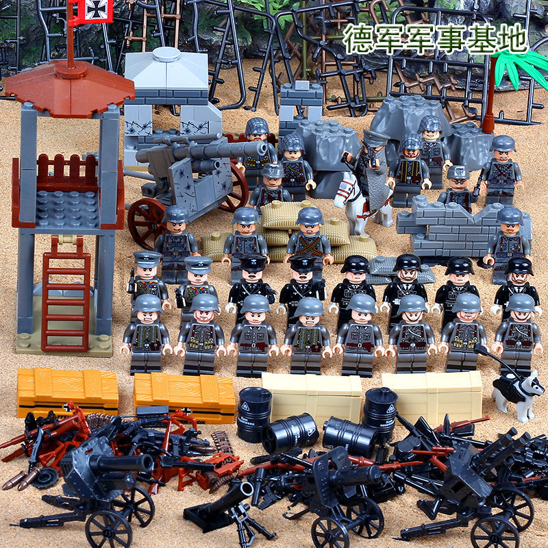 WWII Military Base Building Set