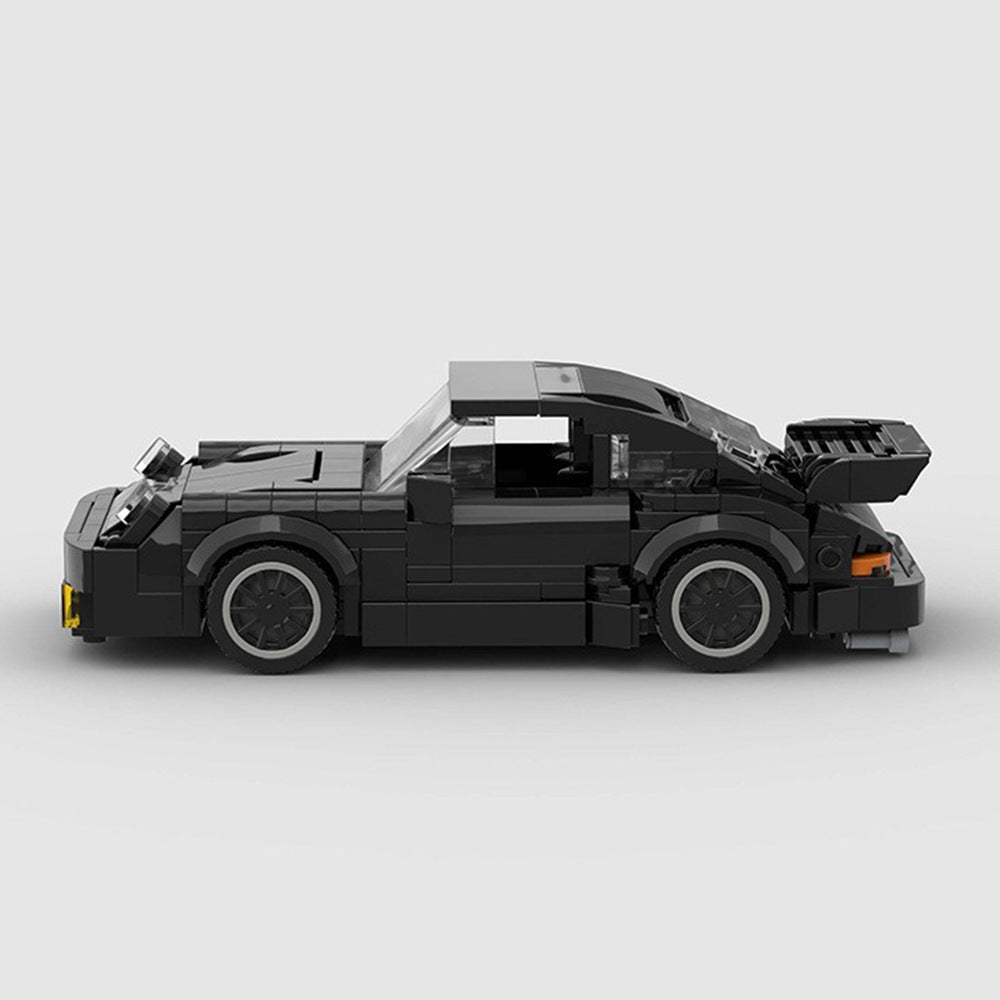 Black Porsche 911 Turbo Building Set
