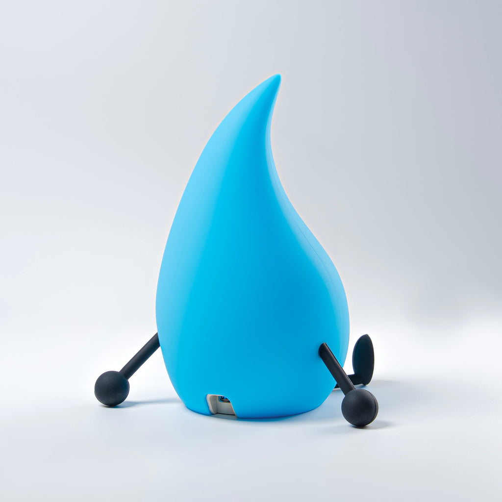 Soft Silicone LED Tear-Drop Lamp – Sound-Reactive, Rechargeable