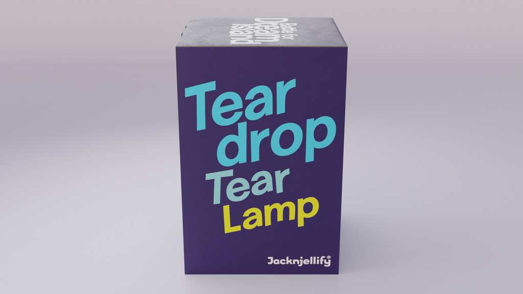 Soft Silicone LED Tear-Drop Lamp – Sound-Reactive, Rechargeable