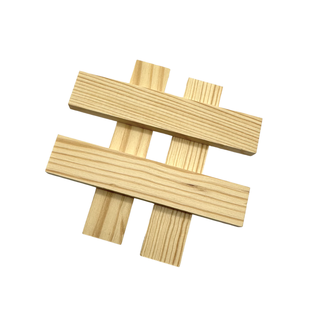 120-Piece Natural Wooden Building Planks Set | Open-Ended STEM Construction