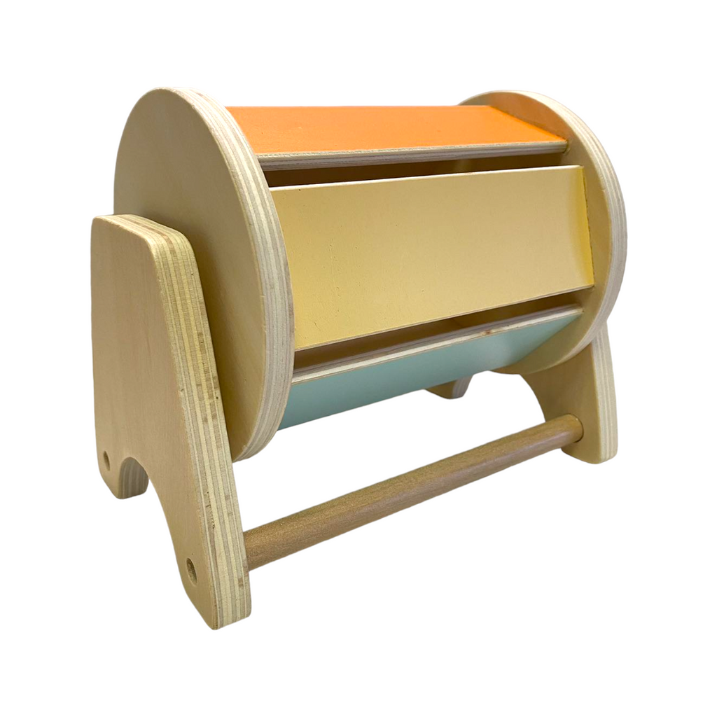 open-ended Spinning Drum in Pastel Colors