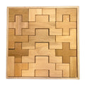 19 Pcs Wooden Stairway Building Blocks Set