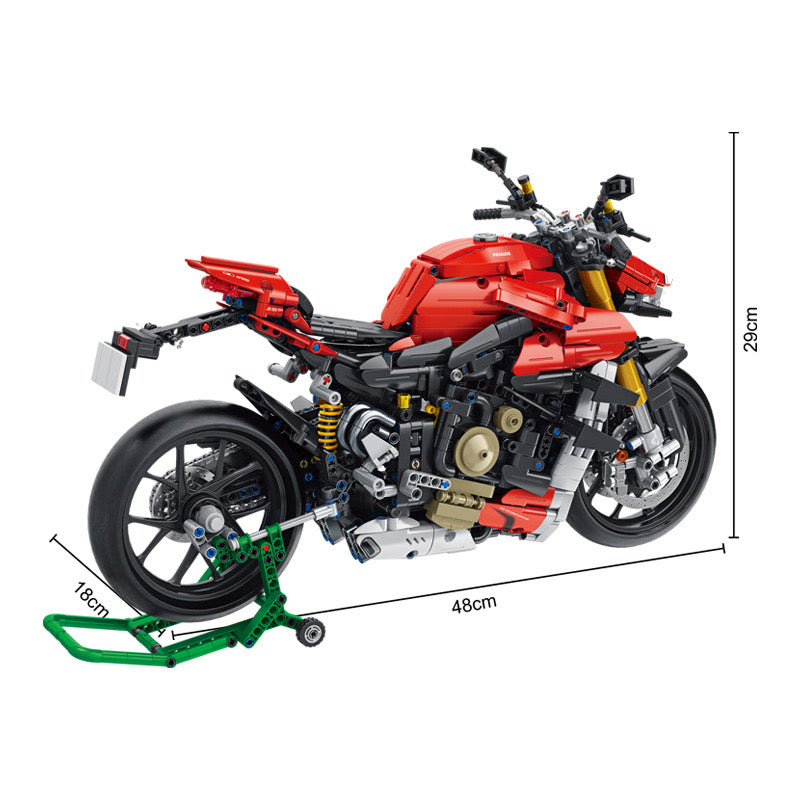1:5 Light Motorcycle Building Blocks