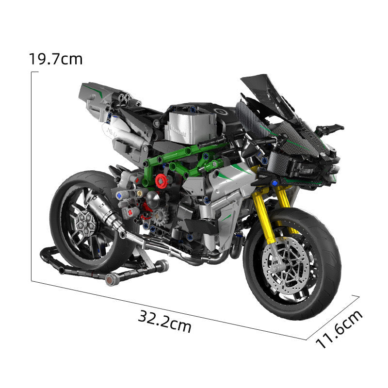 1:8 Motorcycle Building Blocks