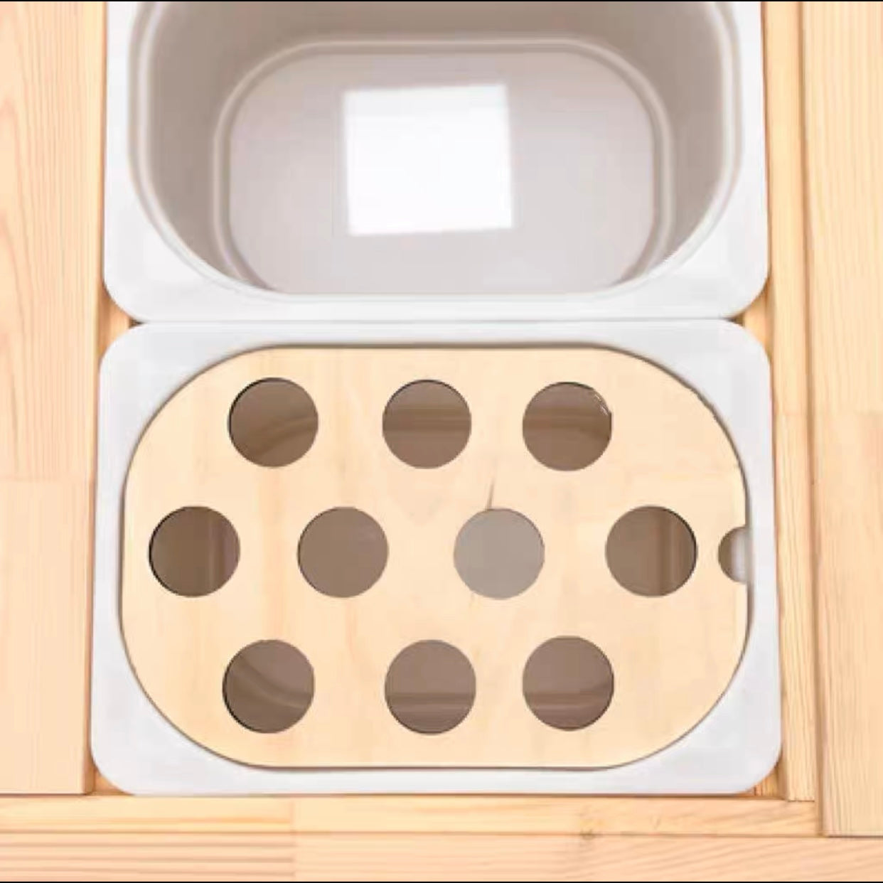 FLISAT Sensory Bin Insert Activity Board