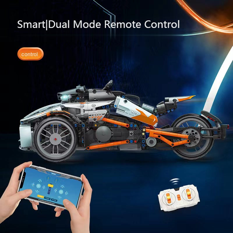 Remote Control Motorcycle Blocks